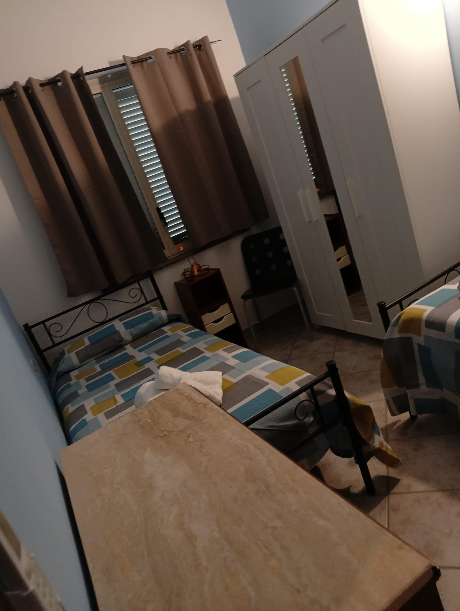 Interni curati camera da letto secondaria