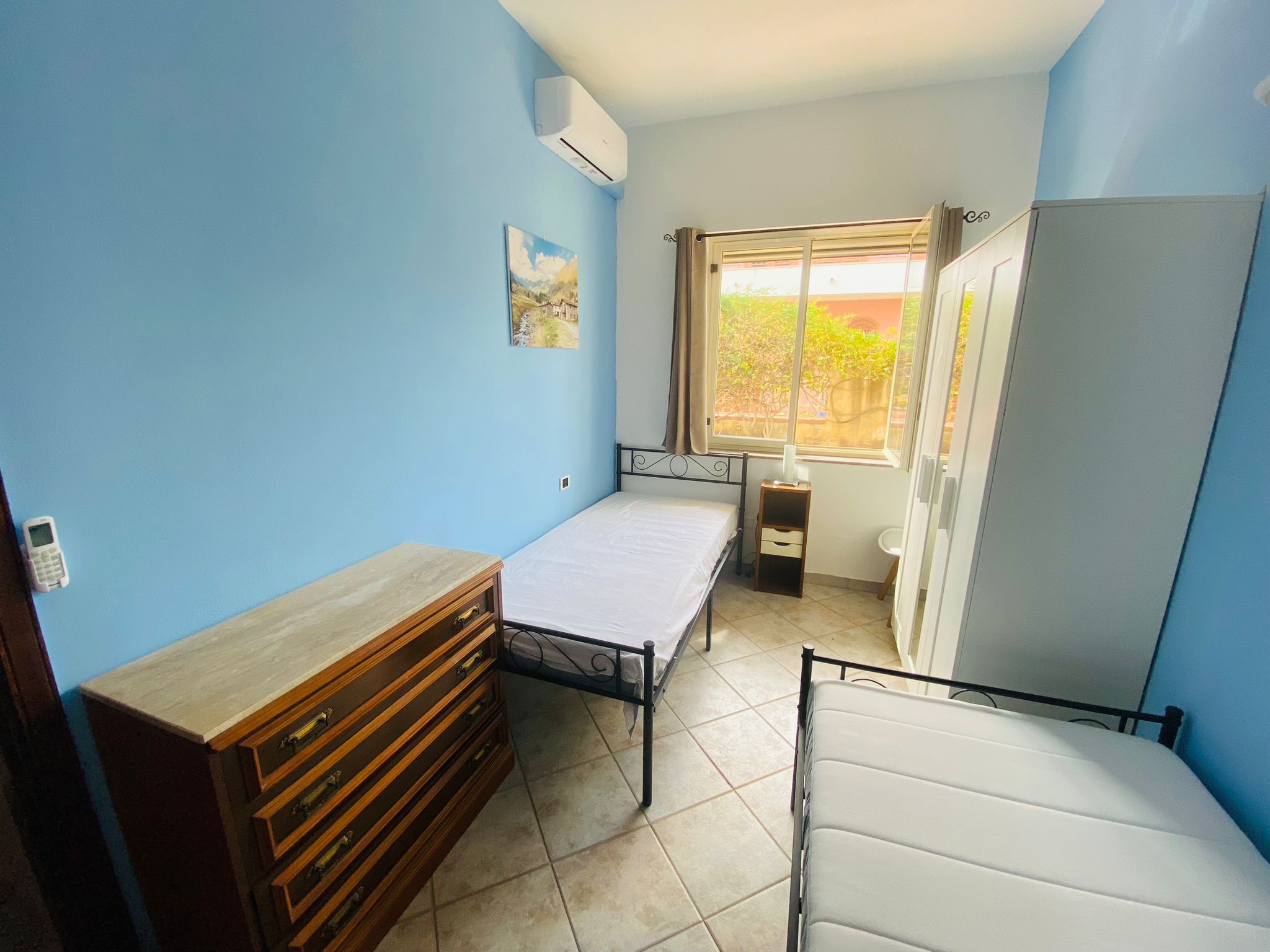 Seconda camera da letto con letti singoli