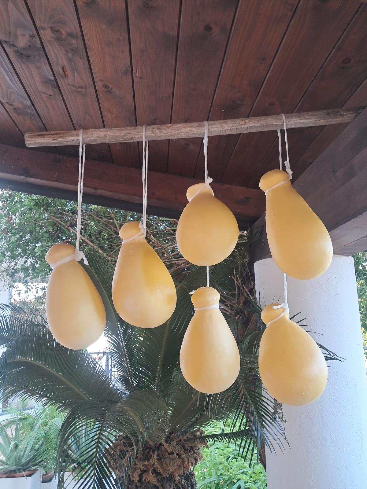 Provola tipica dei Nebrodi e prodotti gastronomici siciliani